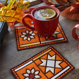 Autumn Quilt Block Mug Rug (In-the-Hoop)