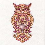 Wise Rosemaling Owl Pillow Set