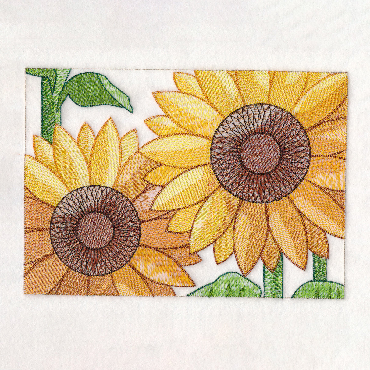 Welcome Sunflower Garden Flag