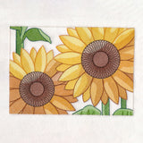 Welcome Sunflower Garden Flag