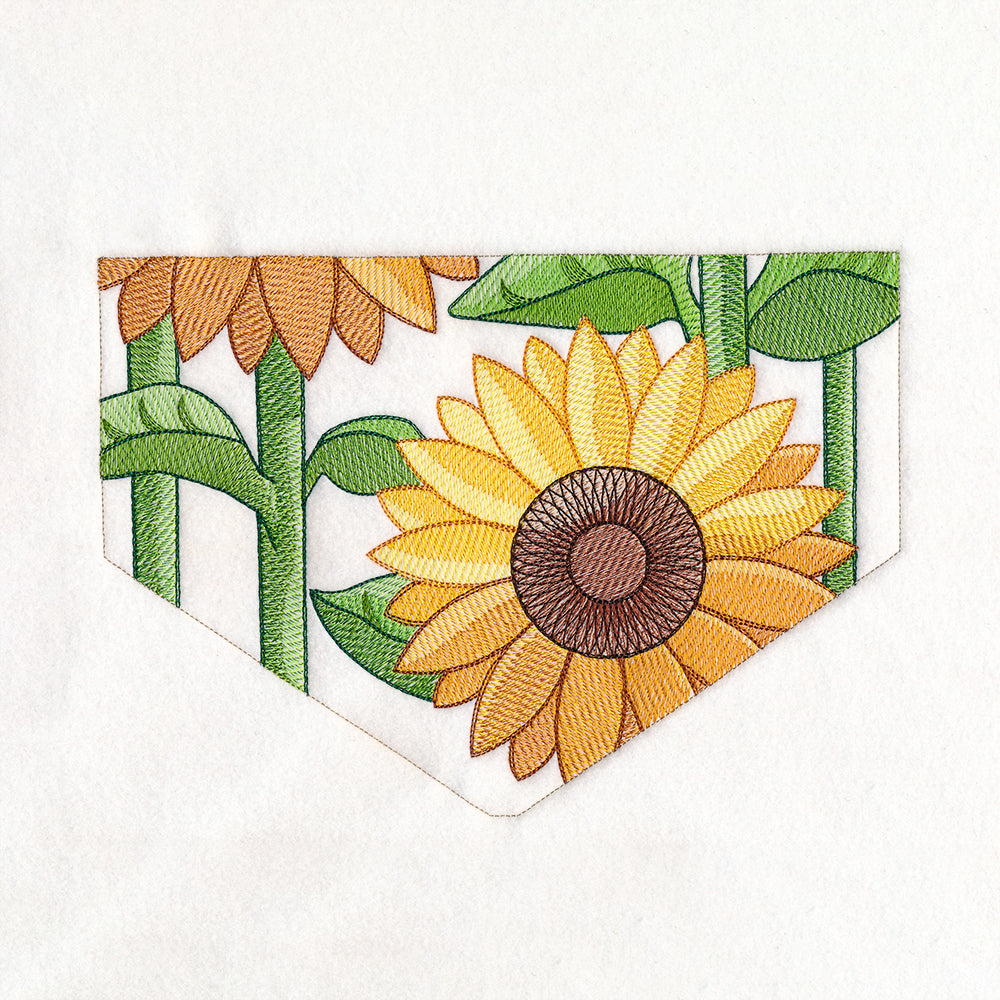Welcome Sunflower Garden Flag