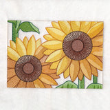Welcome Sunflower Garden Flag