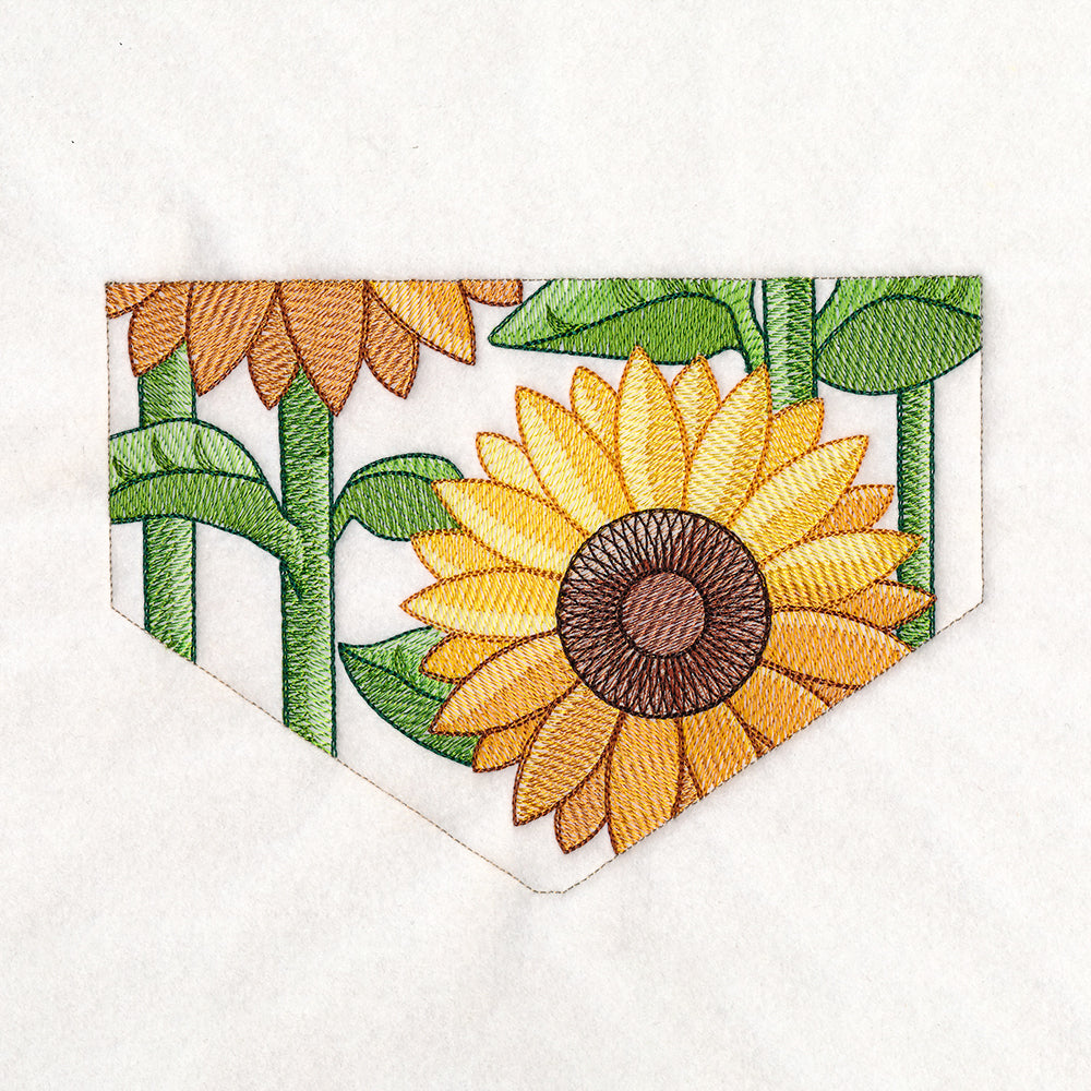 Welcome Sunflower Garden Flag