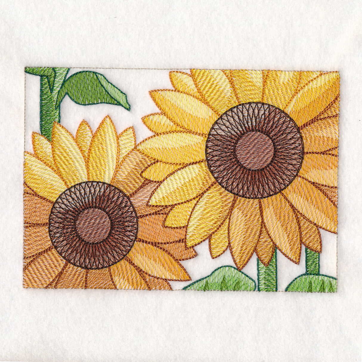 Welcome Sunflower Garden Flag