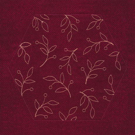 Autumn Blooms Hexagon Pocket Potholder