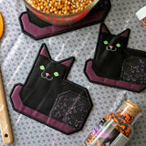 Cozy Cat Trivet (In-the-Hoop)