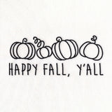 Happy Fall Ya'll Pumpkin Set