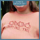 Happy Fall Ya'll Pumpkin Set