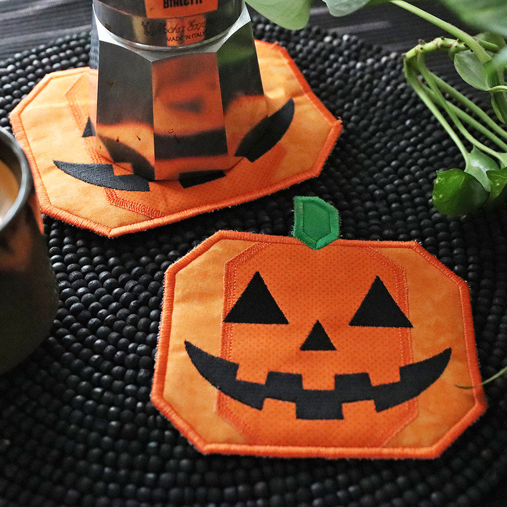 Jack o' Lantern Trivet (In-the-Hoop)