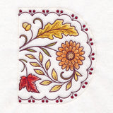 Autumn Floral & Leaves Table Runner Set