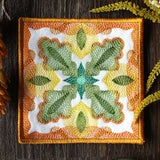 Vibrant Color Theory Square Coaster (In-the-Hoop)