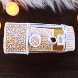 3D Christmas Gingerbread Train Engine (In-the-Hoop)