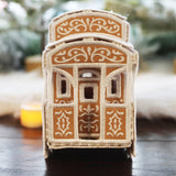 3D Christmas Gingerbread Train Caboose (In-the-Hoop)