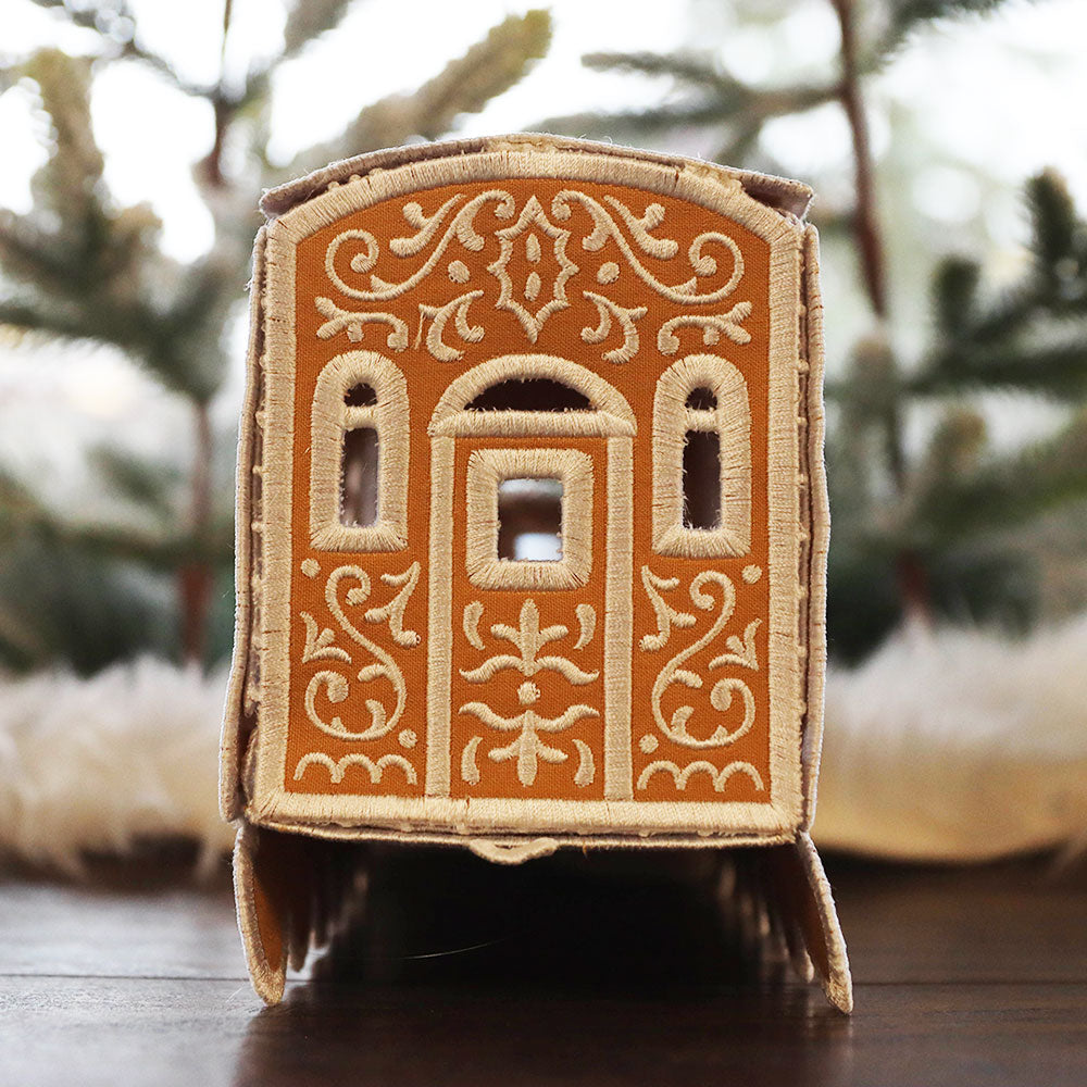 3D Christmas Gingerbread Train Car (In-the-Hoop)