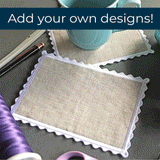 Blank Stamp Mug Rug (In-the-Hoop)