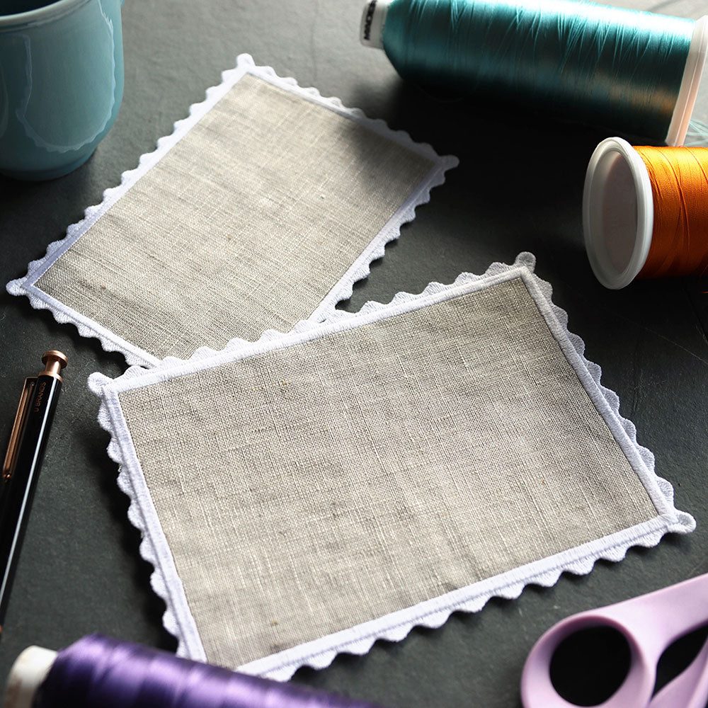 Blank Stamp Mug Rug (In-the-Hoop)