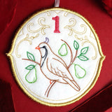 Regal 12 Days of Christmas - Partridge in a Pear Tree Ornament (In-the-Hoop)