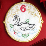 Regal 12 Days of Christmas - Six Geese-A-Laying Ornament (In-the-Hoop)