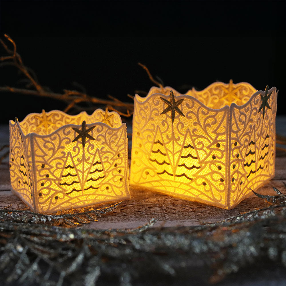 3D Winter Lantern (Lace)
