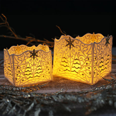 3D Winter Lantern (Lace)