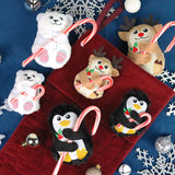 Penguin Candy Cane Holder Stuffie (In-the-Hoop)