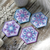 Color Theory Snowflake 1 Coaster (In-the-Hoop)