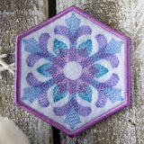 Color Theory Snowflake 1 Coaster (In-the-Hoop)