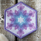 Color Theory Snowflake 2 Coaster (In-the-Hoop)