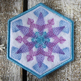 Color Theory Snowflake 3 Coaster (In-the-Hoop)