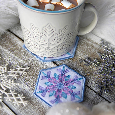 Color Theory Snowflake 4 Coaster (In-the-Hoop)