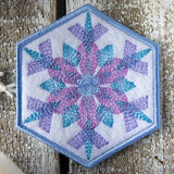 Color Theory Snowflake 4 Coaster (In-the-Hoop)