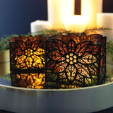 3D Poinsettia Lantern (Lace)