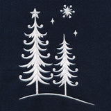 Winter Forest Deer Border Set