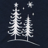 Winter Forest Deer Border Set