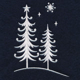 Winter Forest Deer Border Set