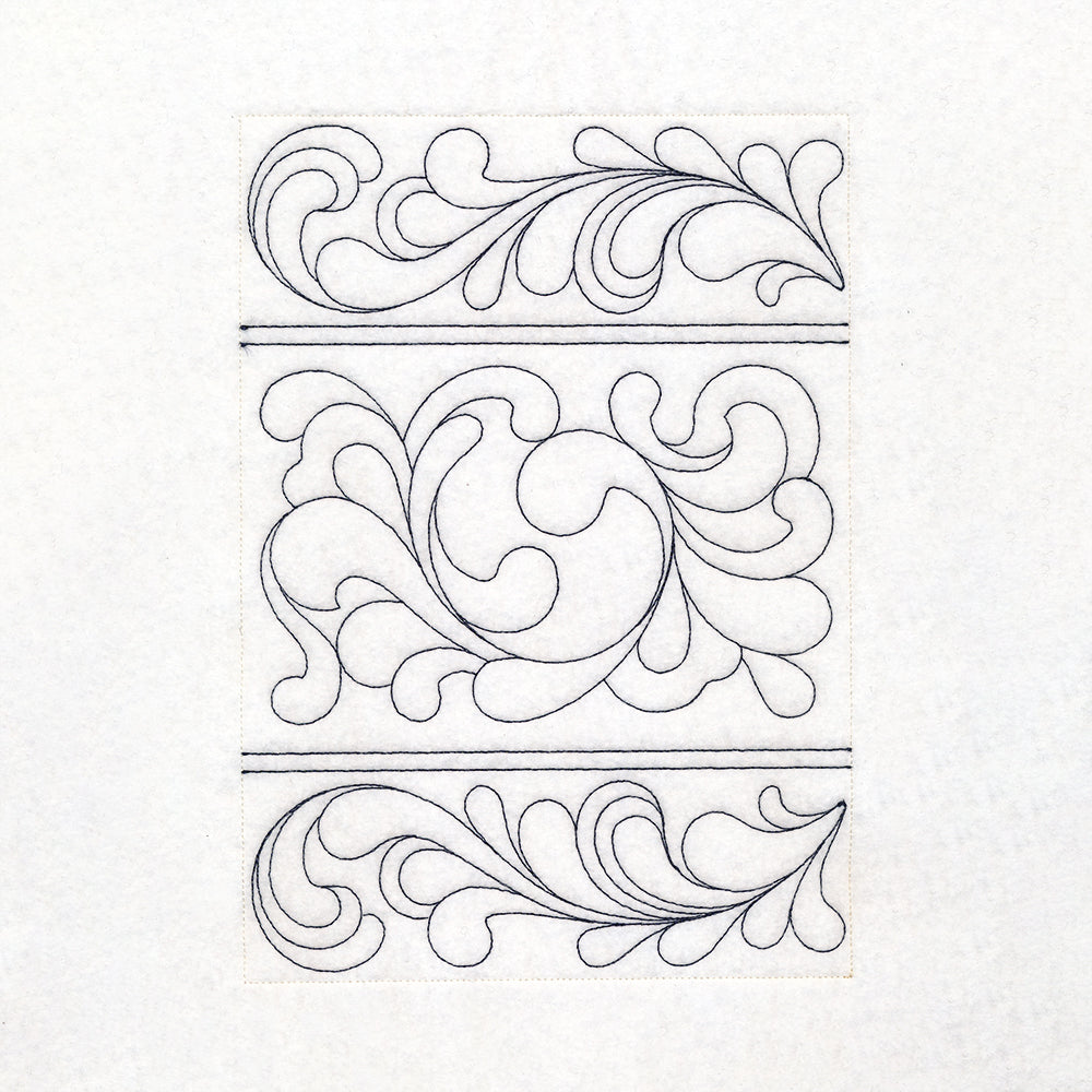 Feather Quilting Table Runner Set