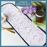 Feather Quilting Table Runner Set