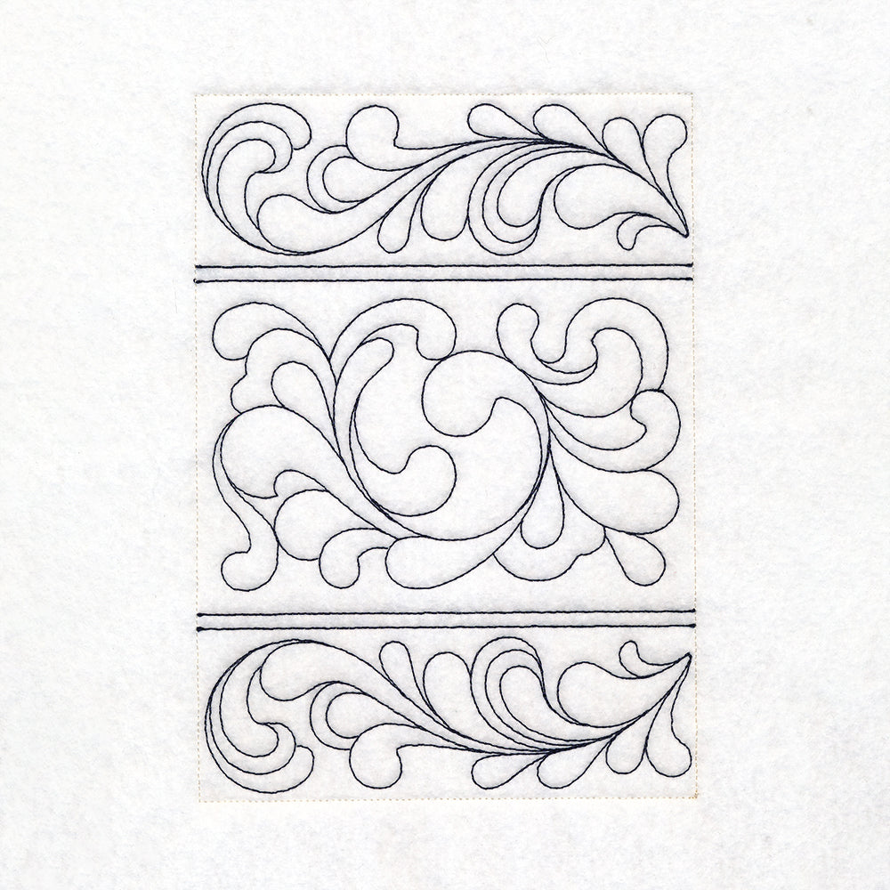 Feather Quilting Table Runner Set