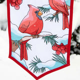 Welcome Cardinal Garden Flag