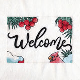 Welcome Cardinal Garden Flag