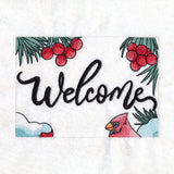 Welcome Cardinal Garden Flag