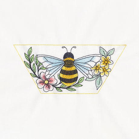 Buzzin' Bee Hexagon Pocket Potholder