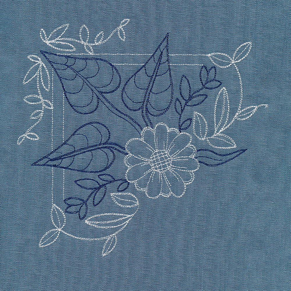 Bee and Blooms Pillow Pair