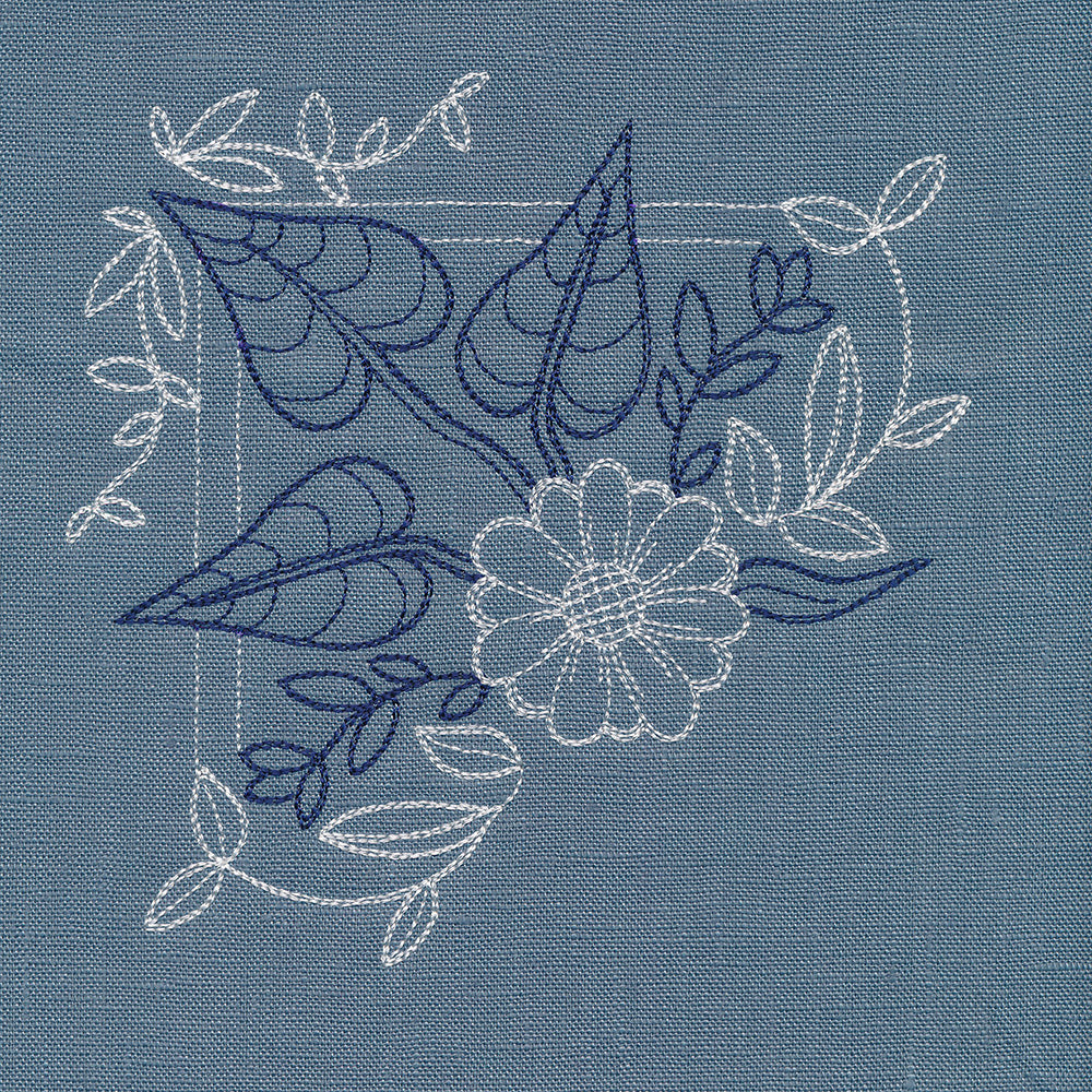 Bee and Blooms Pillow Pair