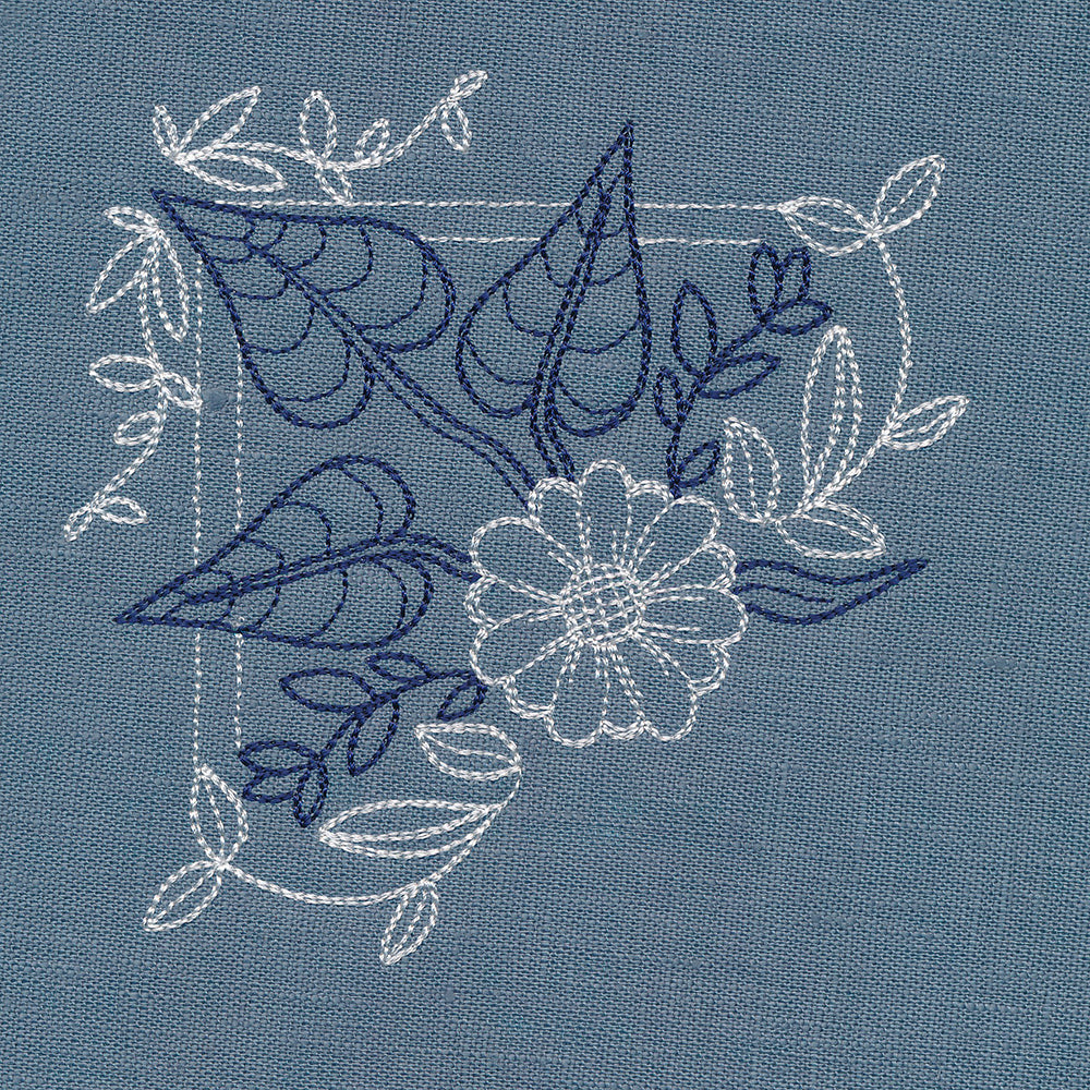 Bee and Blooms Pillow Pair