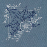 Bee and Blooms Pillow Pair