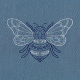 Bee and Blooms Pillow Pair