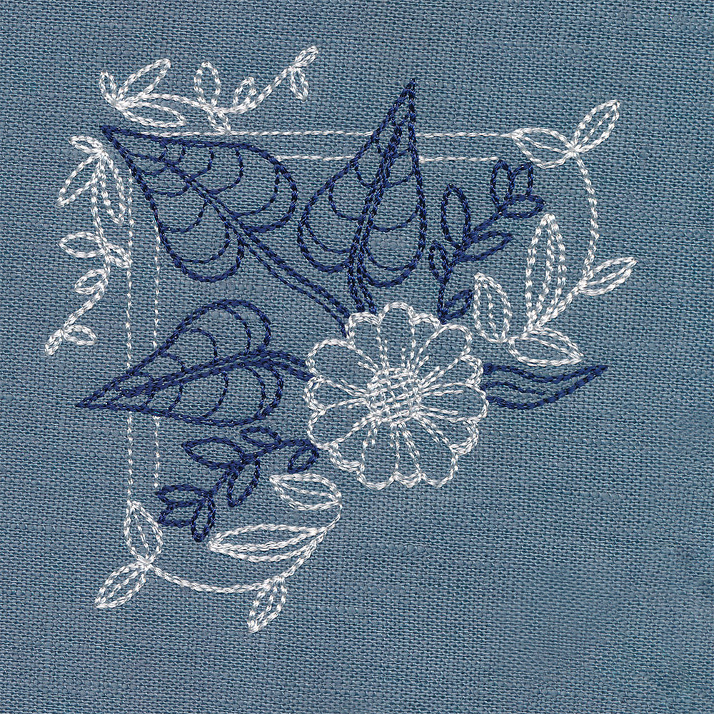 Bee and Blooms Pillow Pair