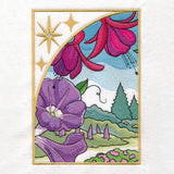 Spring Hummingbirds Panel Scene