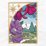 Spring Hummingbirds Panel Scene